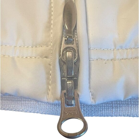 Nike Quilted Shell Jacket Small NWT Rare Vintage Light Cream Clean Girl Fall - Picture 9 of 16